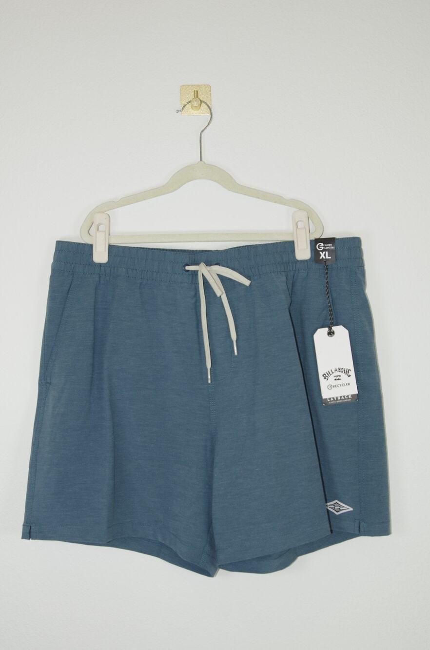 Billabong Every Other Day Layback Shorts Mens XL Blue Short Length Swim NWT